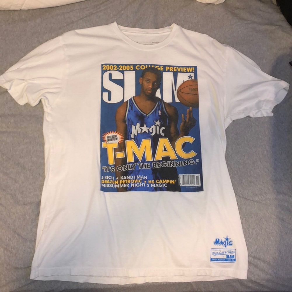 Tracey McGrady slam magazine shirt size large